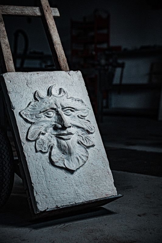 Gipsabguss Relief